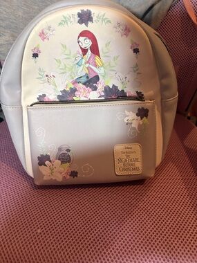 Loungefly The Nightmare Before Christmas Sally Floral Mini Backpack - White